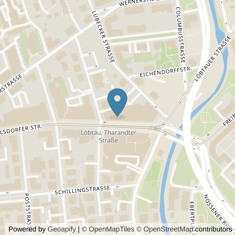 Map: location of clever fit Fitnessstudio-Clever-Fit-Dresden in Dresden