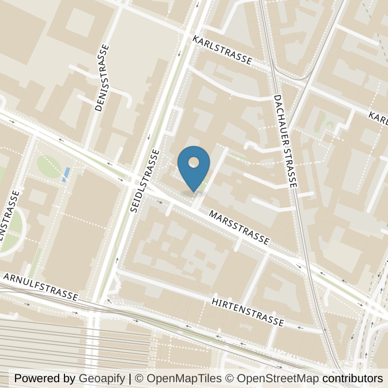 Map: location of clever fit München-Mitte in München