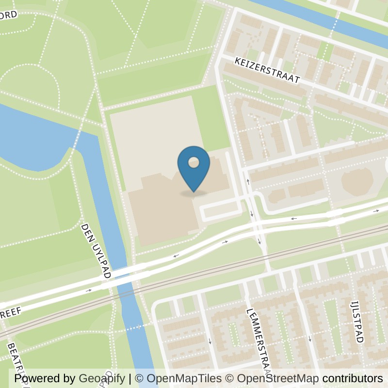 Map: location of Club Pellikaan Almere in Almere