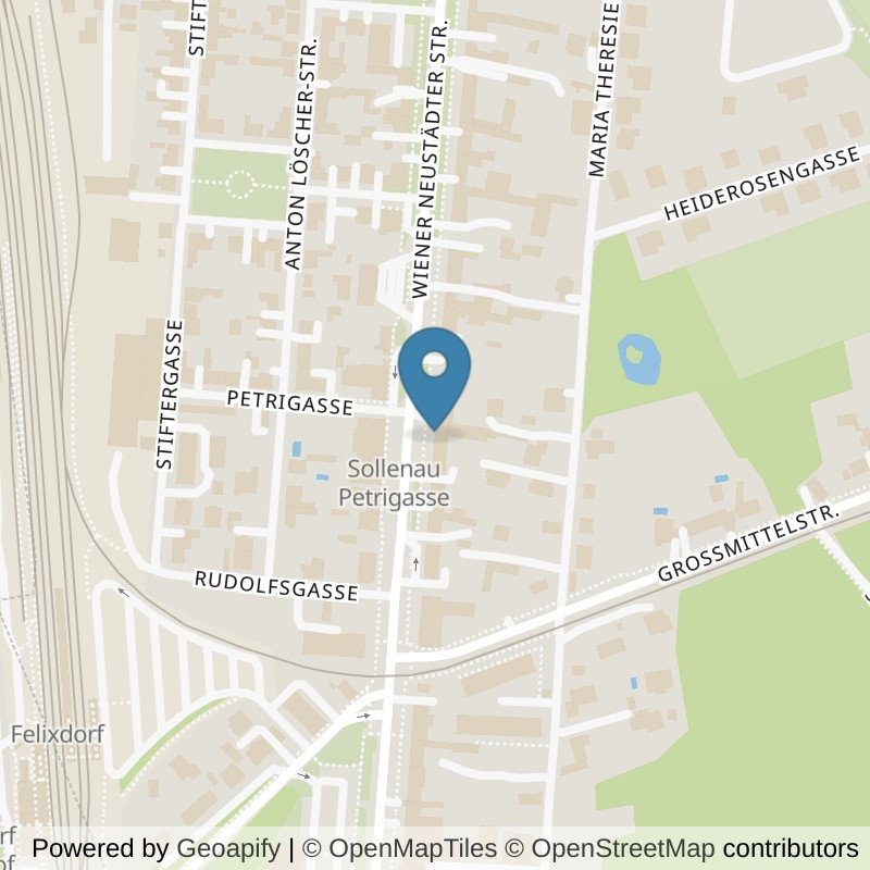 Map: location of CN Fitnesspoint Sollenau in Sollenau