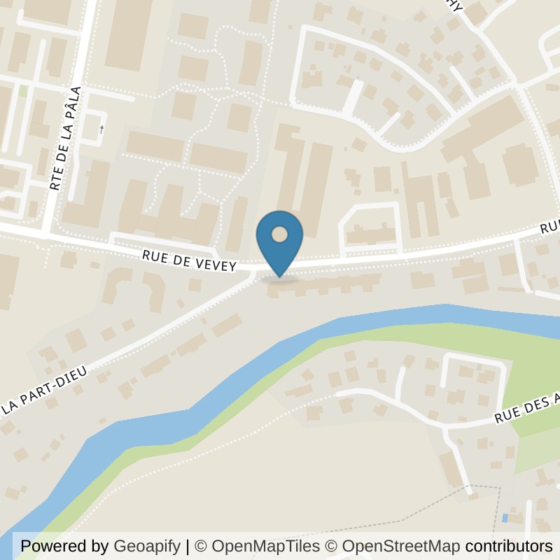 Map: location of Coach-defense in Bulle