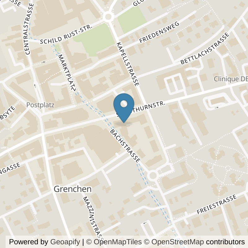 Map: location of COCO CORE GmbH in Grenchen
