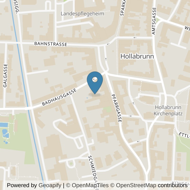 Map: location of Codetraining in Hollabrunn