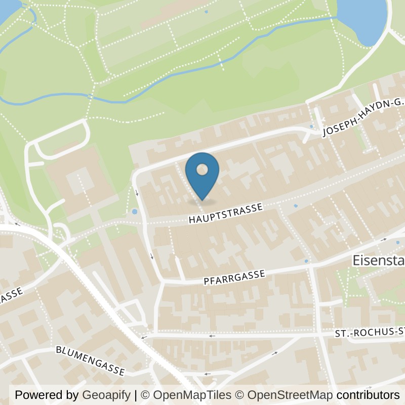 Map: location of Core di nation in Eisenstadt