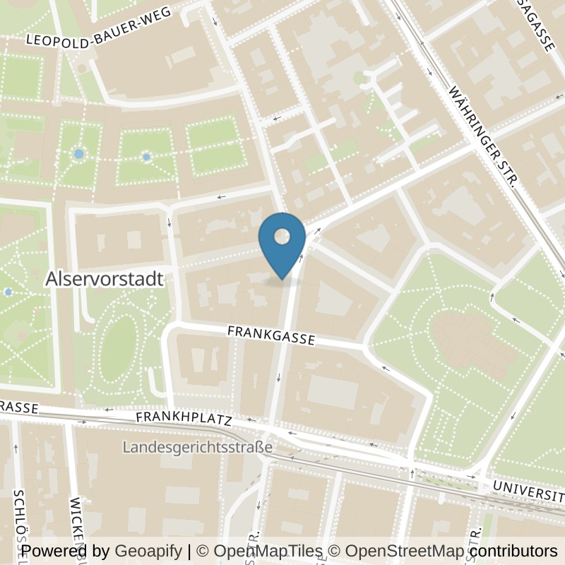 Map: location of CROSS FUNCTIONAL CLUB WIEN in Wien
