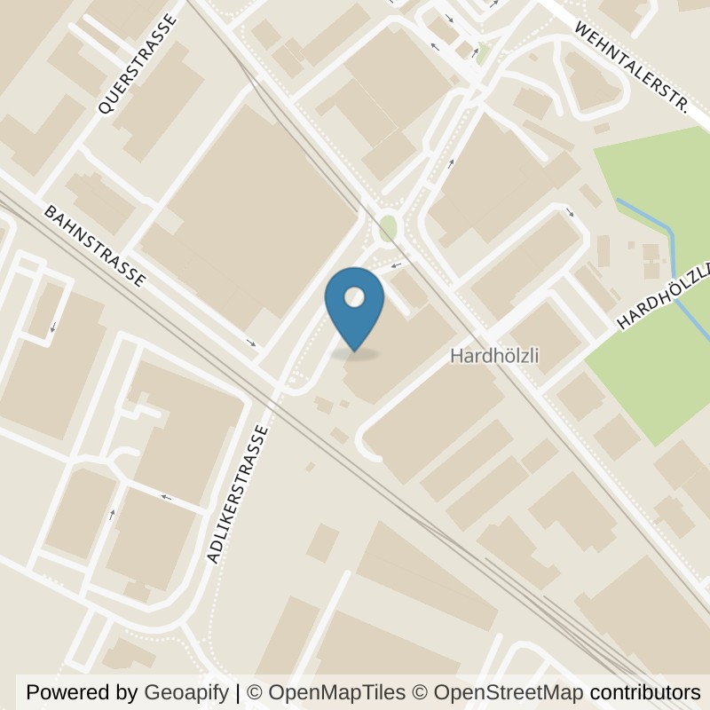 Map: location of Cross Intense Training - Fitness Regensdorf in Regensdorf