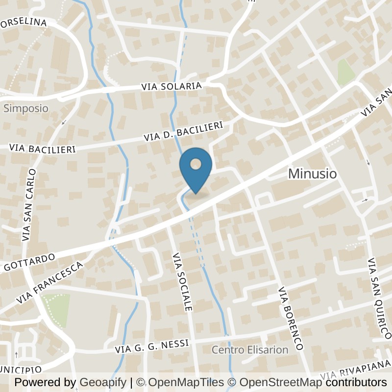 Map: location of CSM Centro Sportivo Minusio SA in Minusio