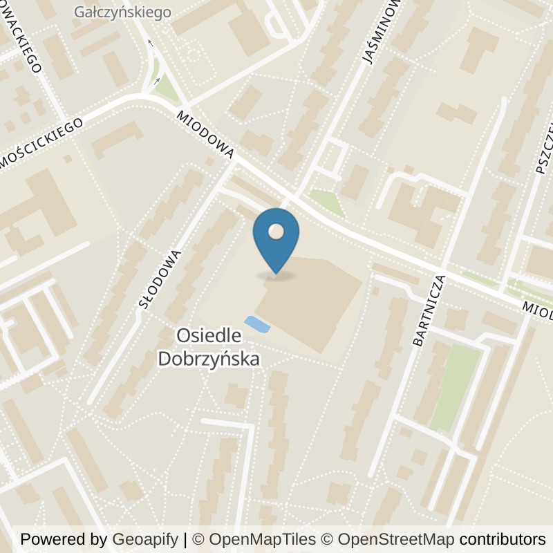 Map: location of Cube Fitness Płock in Płock