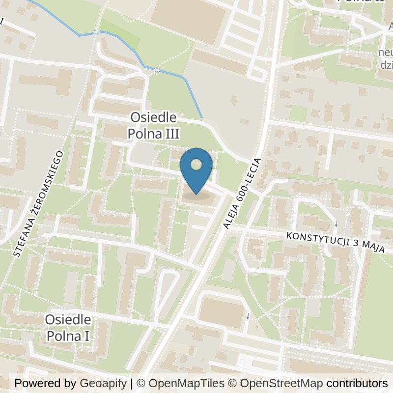 Map: location of Cube Fitness Sochaczew in Sochaczew