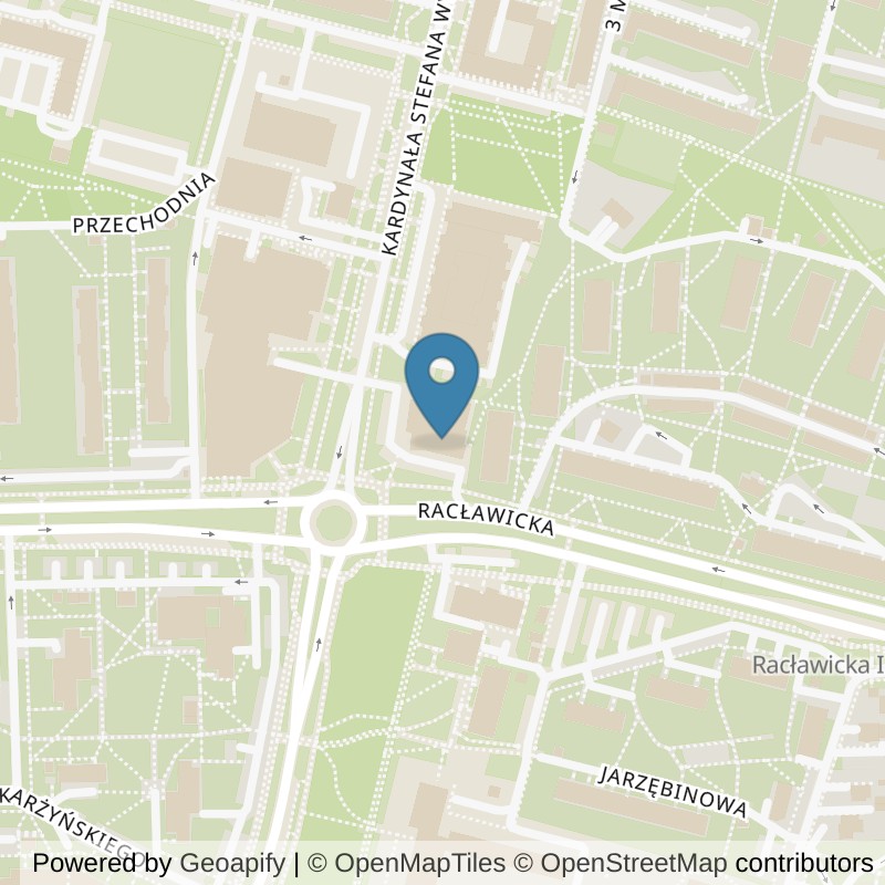 Map: location of Cube Fitness Świdnik in Świdnik