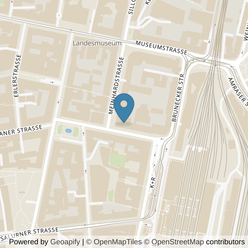 Map: location of DAS TRAINING INNSBRUCK in Innsbruck