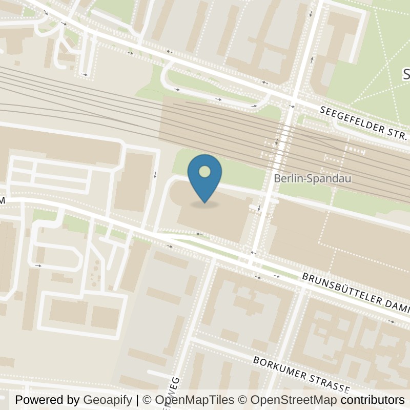 Map: location of David Lloyd Meridian Berlin Spandau Arcaden in Berlin