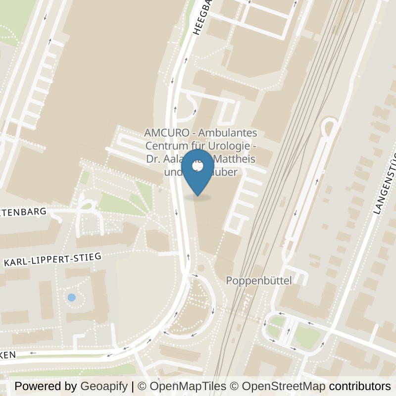 Map: location of David Lloyd Meridian Hamburg Alstertal in Hamburg