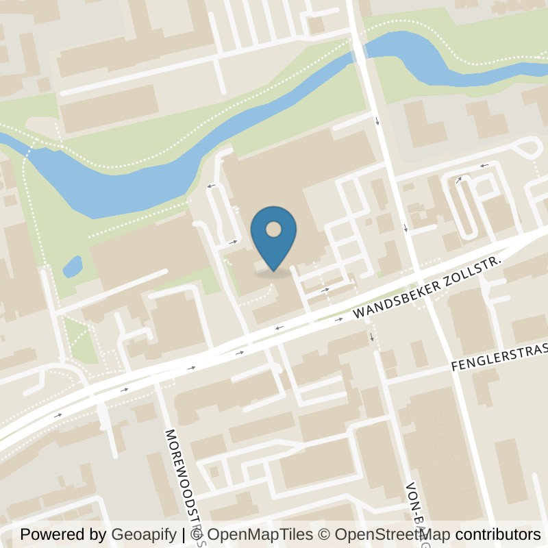 Map: location of David Lloyd Meridian Hamburg Wandsbek in Hamburg