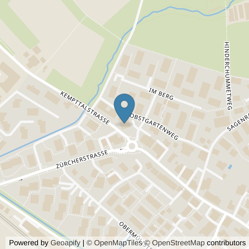 Map: location of Deltafit Gesundheits- und Fitnesscenter in Fehraltorf