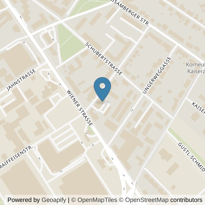 Map: location of Diana Frais - Energie in Balance in Korneuburg