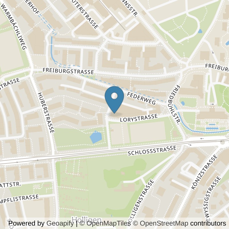 Map: location of discountfit fitness / gym (Lorystrasse) in Bern