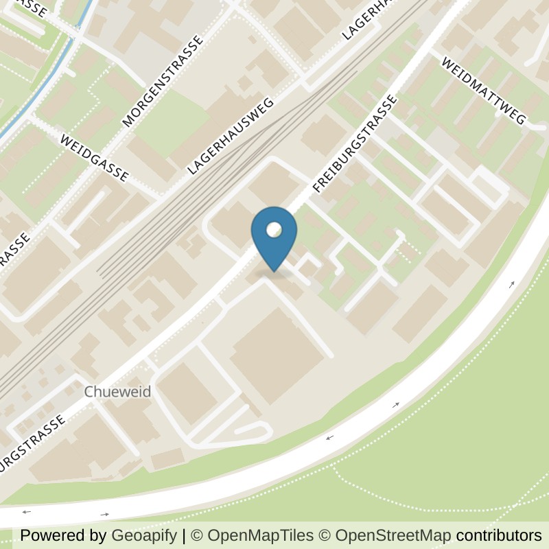 Karte: Lage von discountfit fitness / gym (Freiburgstrasse) in Bern