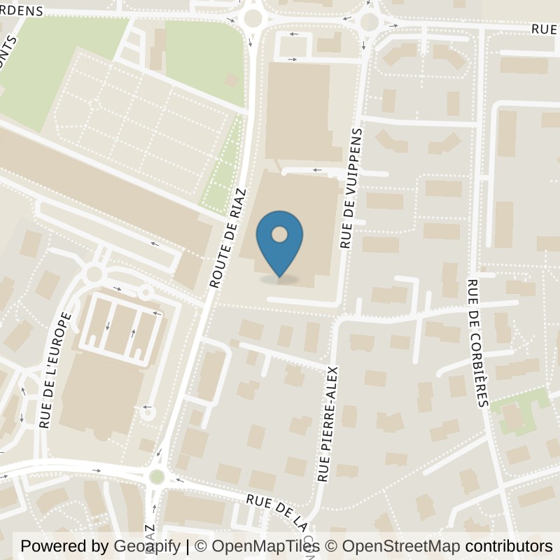 Map: location of discountfit fitness / gym in Bulle