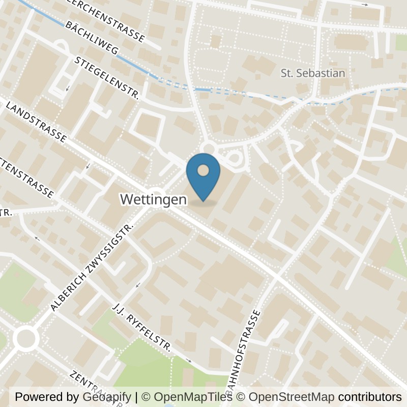 Map: location of discountfit fitness / gym in Wettingen