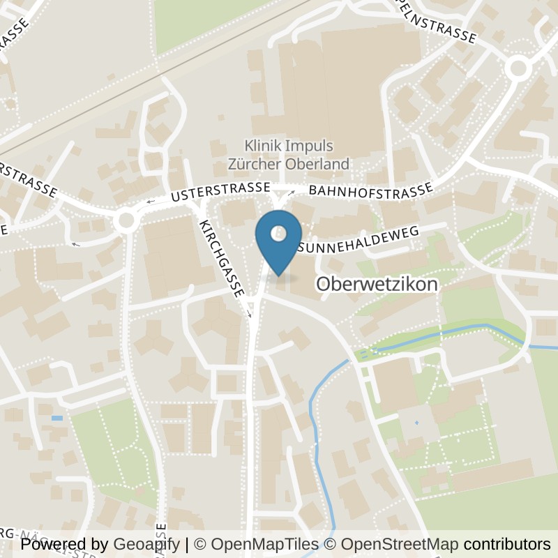 Map: location of discountfit fitness / gym in Wetzikon