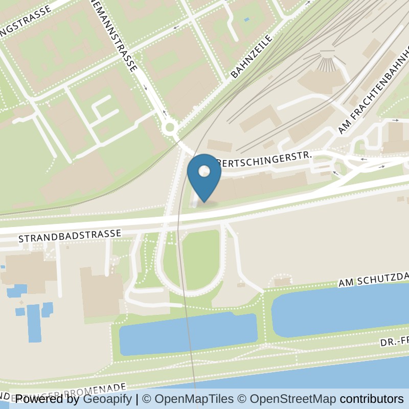 Map: location of Donauwerft Fitness in Krems an der Donau