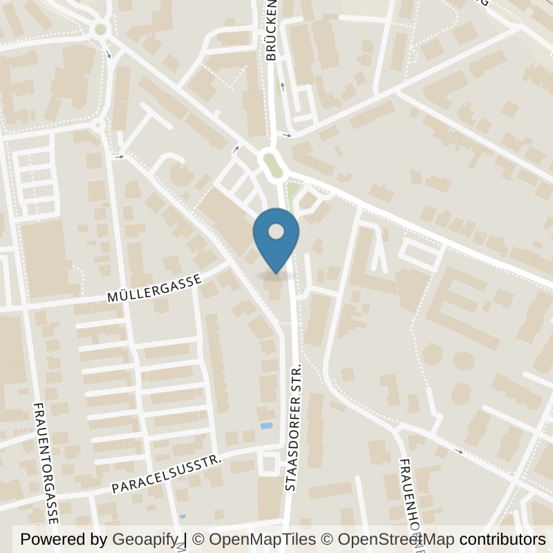 Map: location of Dr. Kienbacher Training Tulln in Tulln an der Donau
