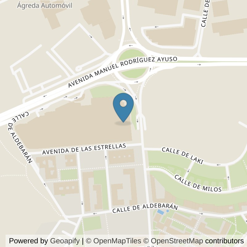 Map: location of Dreamfit | Gimnasio Zaragoza in Zaragoza