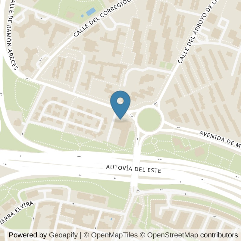 Map: location of Dreamfit | Gimnasio Moratalaz in Madrid
