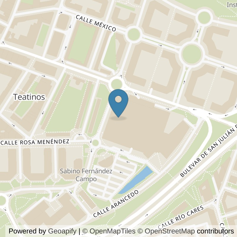 Map: location of Dreamfit | Gimnasio Oviedo in Oviedo