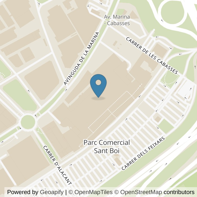Map: location of Dreamfit | Gimnasio Sant Boi in Sant Boi de Llobregat
