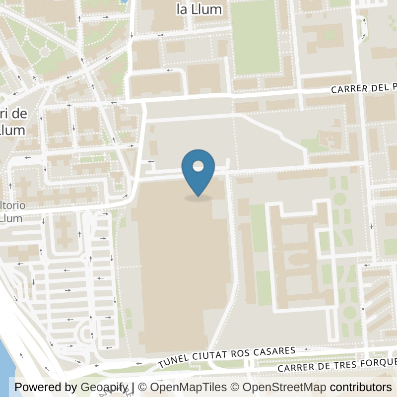 Map: location of Dreamfit - Gimnasio Valencia in Xirivella, Valencia