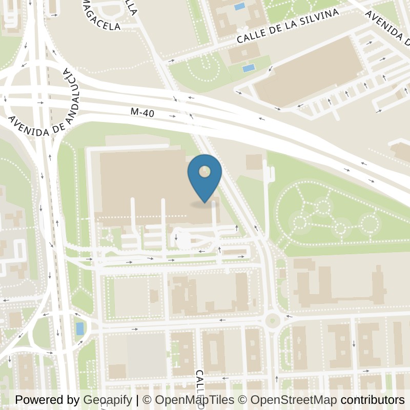 Map: location of Dreamfit | Gimnasio Villaverde in Madrid