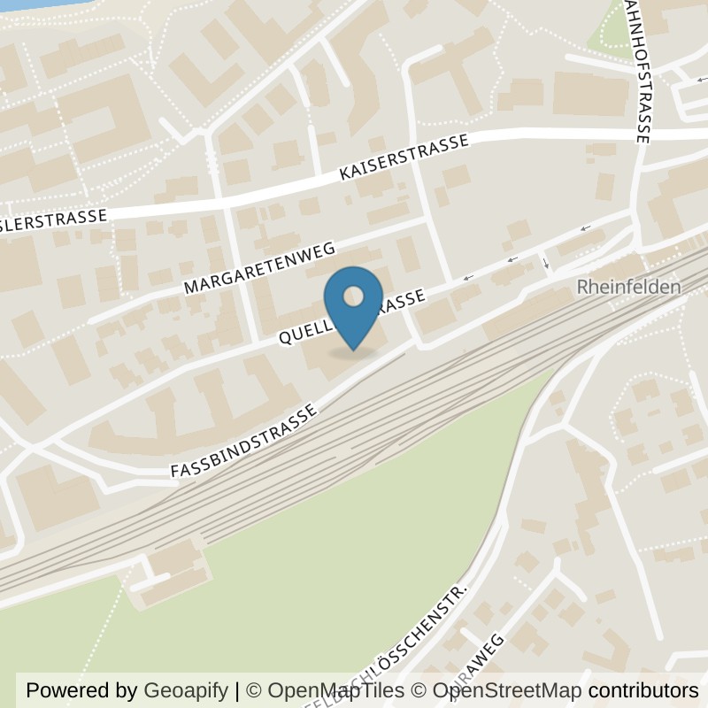 Map: location of DYNAMO Sport- und Freizeit-Treff GmbH in Rheinfelden