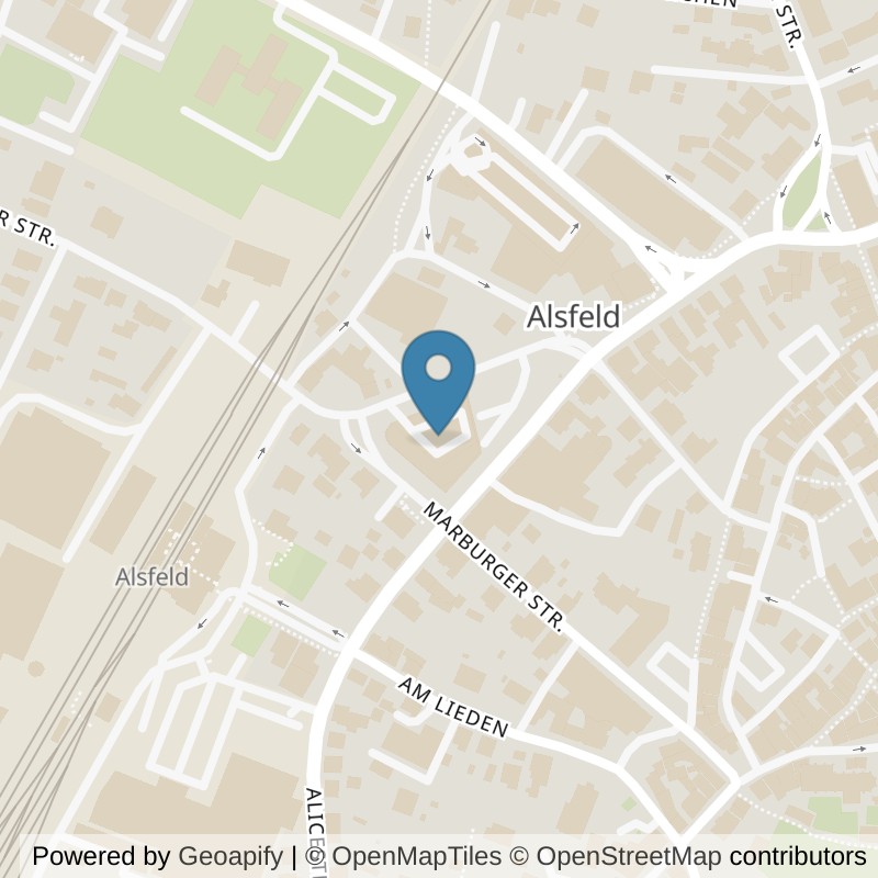 Map: location of EASYFITNESS Alsfeld in Alsfeld
