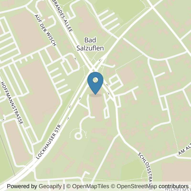 Map: location of EASYFITNESS Bad Salzuflen in Bad Salzuflen