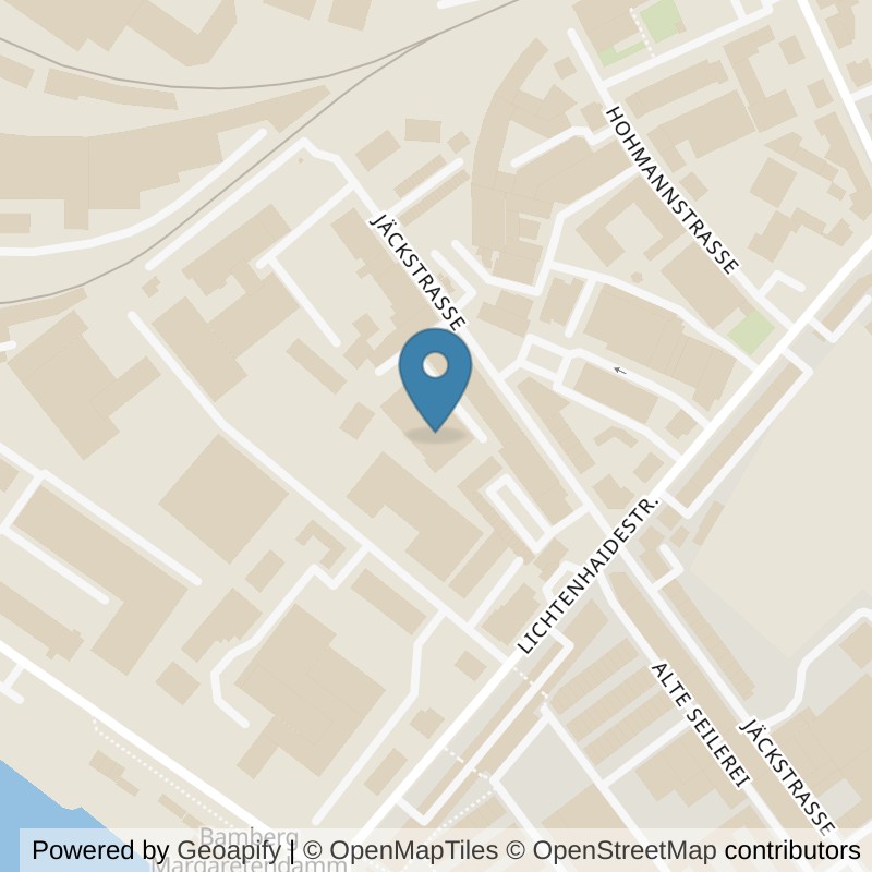 Map: location of EASYFITNESS Bamberg in Bamberg