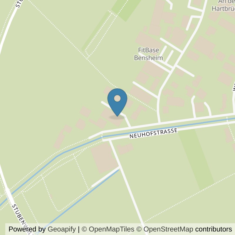 Map: location of EASYFITNESS Bensheim in Bensheim