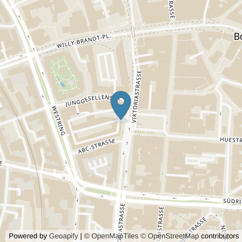 Map: location of EASYFITNESS Bochum in Bochum