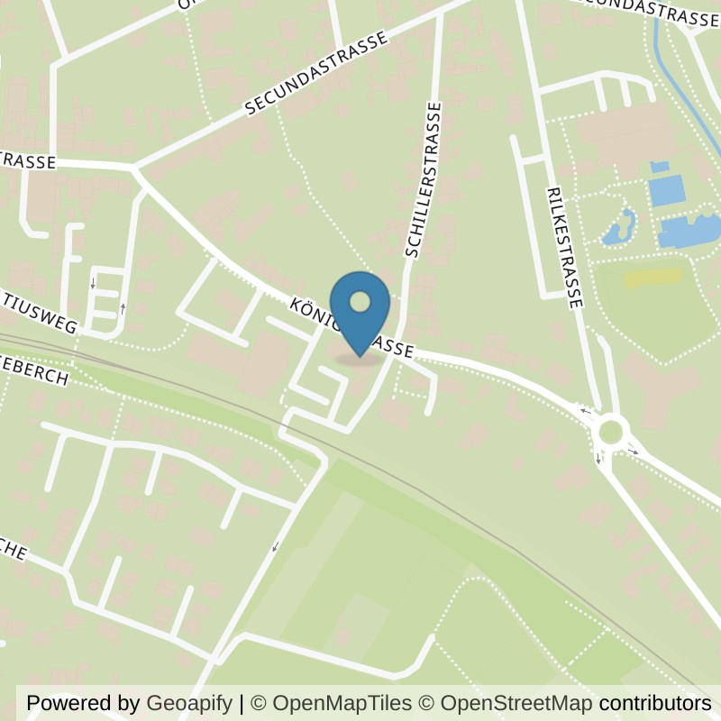Map: location of EASYFITNESS Bornheim in Bornheim