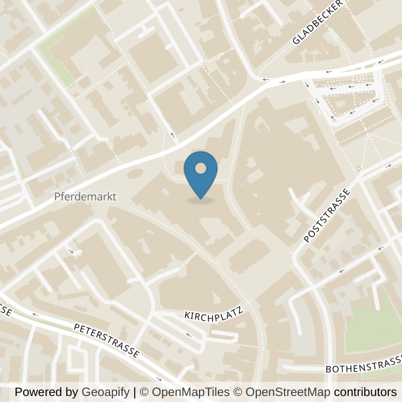 Map: location of EASYFITNESS Bottrop in Bottrop