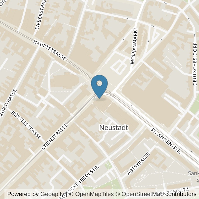 Map: location of EASYFITNESS Brandenburg in Brandenburg an der Havel