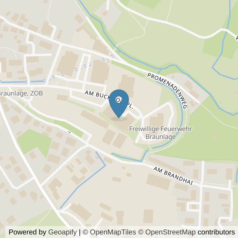Map: location of EASYFITNESS Braunlage in Braunlage