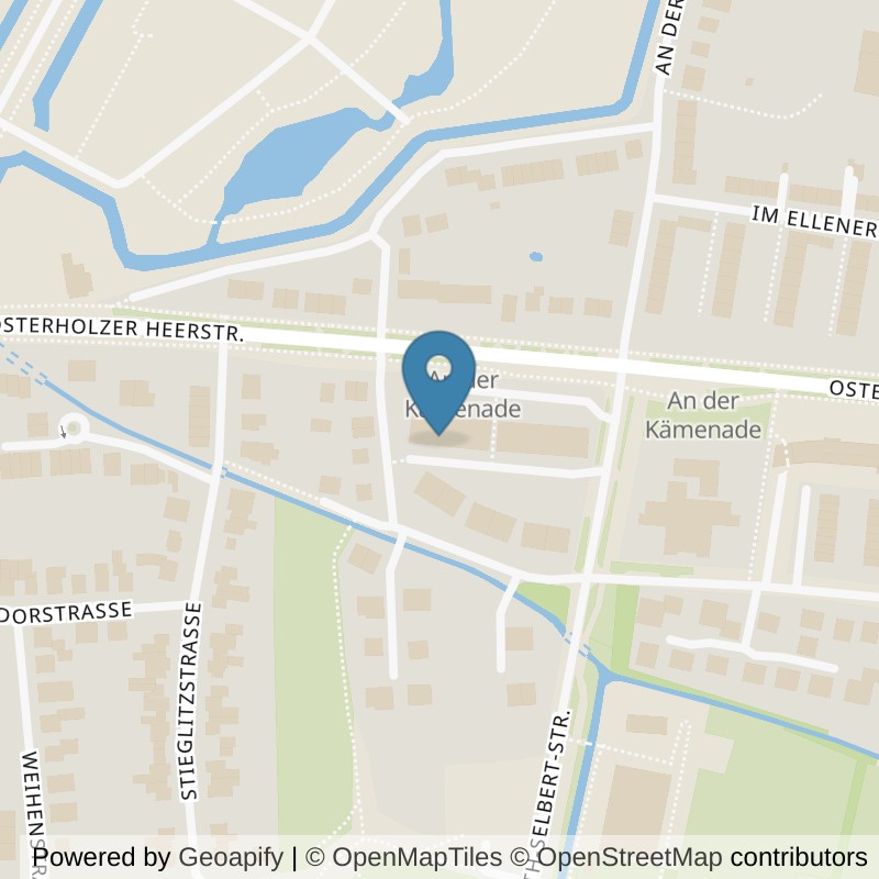 Map: location of EASYFITNESS Bremen Osterholz in Bremen