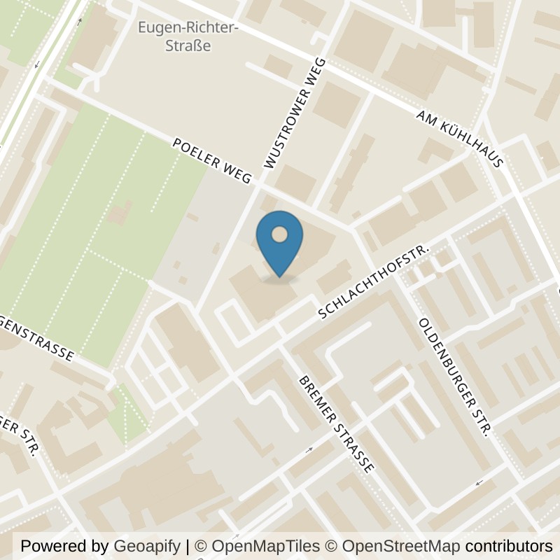 Map: location of EASYFITNESS Erfurt in Erfurt