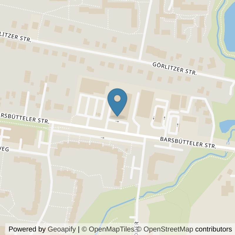 Map: location of EASYFITNESS Club-Hamburg-Jenfeld in Hamburg