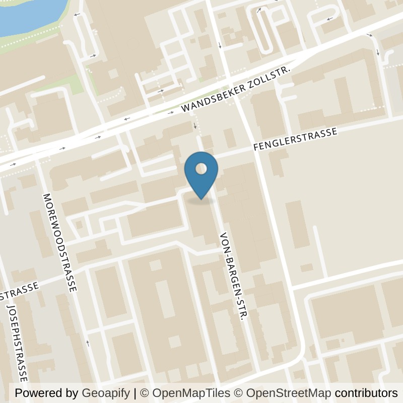 Map: location of EASYFITNESS Club-Hamburg-Wandsbek in Hamburg