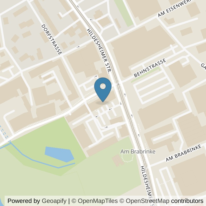 Map: location of EASYFITNESS Club-Hannover-Wülfel in Hannover