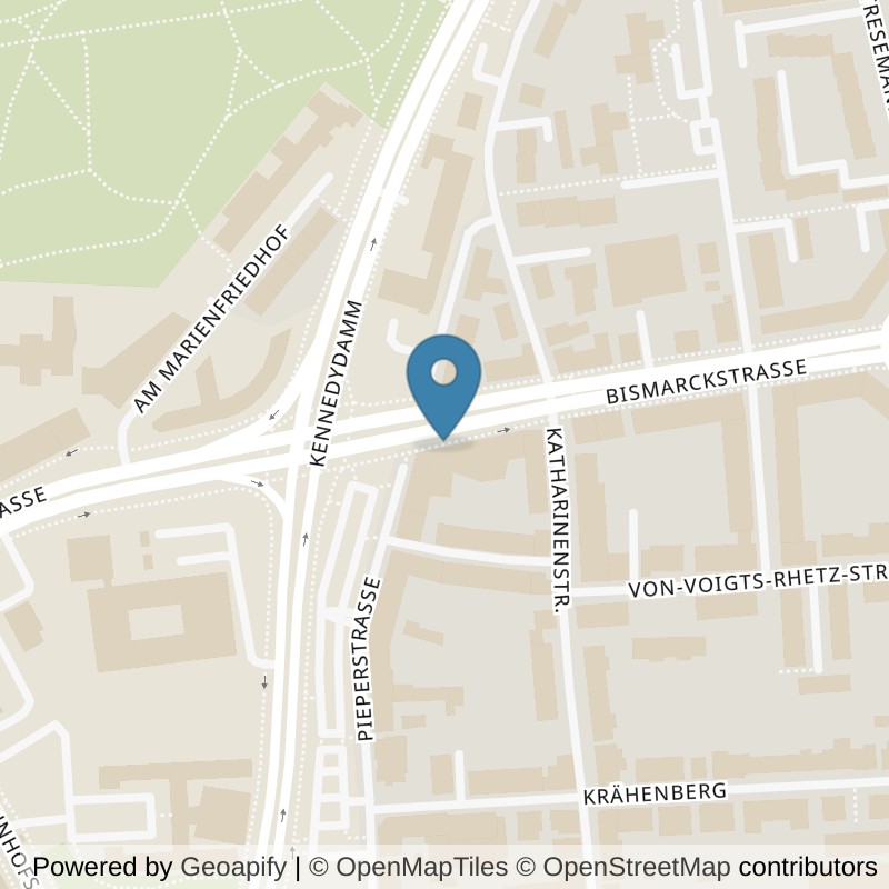 Map: location of EASYFITNESS Club-Hildesheim-City in Hildesheim