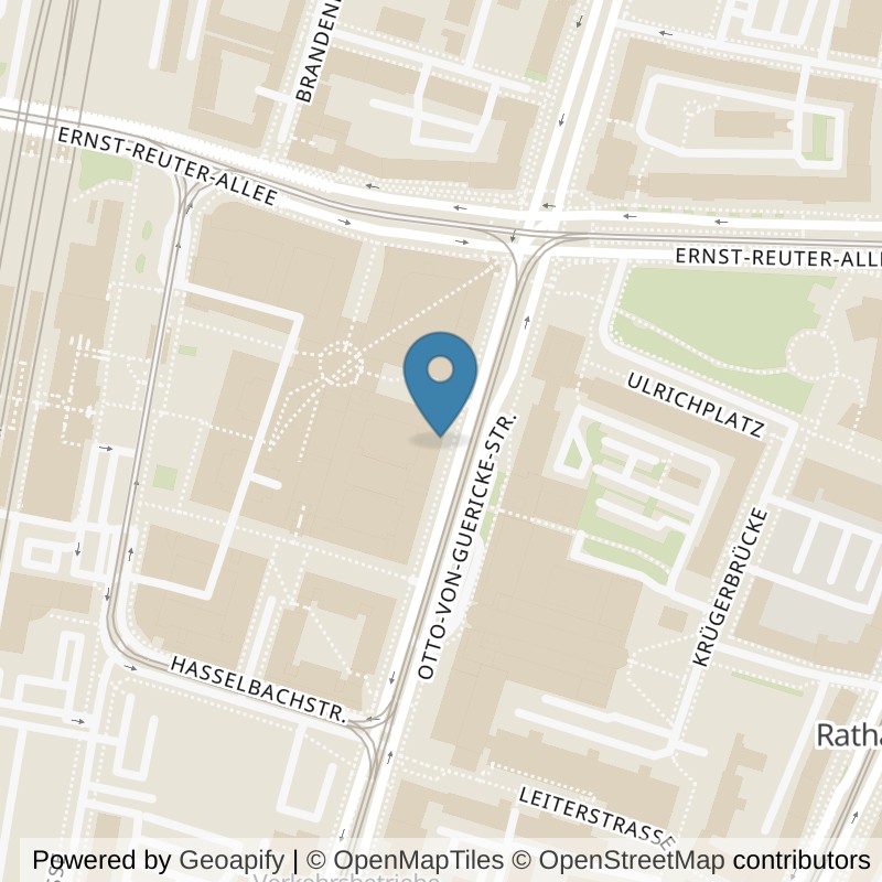 Map: location of EASYFITNESS Club-Magdeburg in Magdeburg